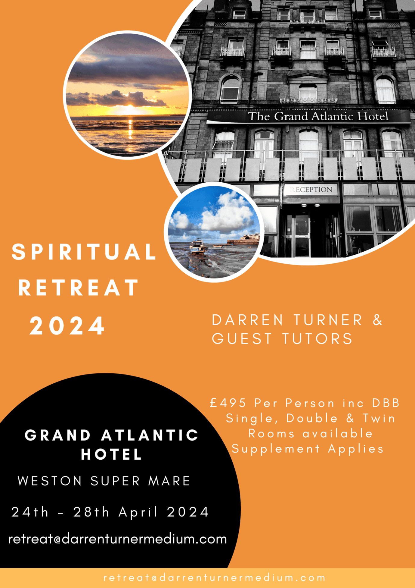 24th – 28th April - Spiritual Retreat April 2024 Weston Super Mare